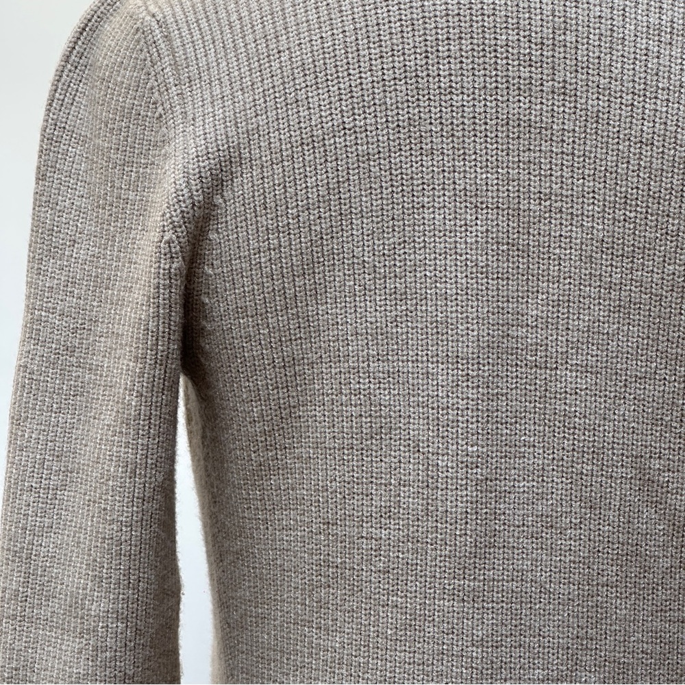 Abercrombie & Fitch Soft A&F Collection Cardigan Longline Tie Front Beige XS - Picture 5 of 9